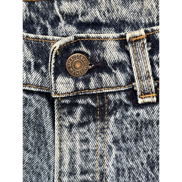 Vintage 28x34 Levis 515 Silver Medal Jeans Acid Denim Made In USA Tag 26x34 - Picture 4 of 12